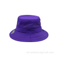 Capazón de sombrero de cubo púrpura personalizado